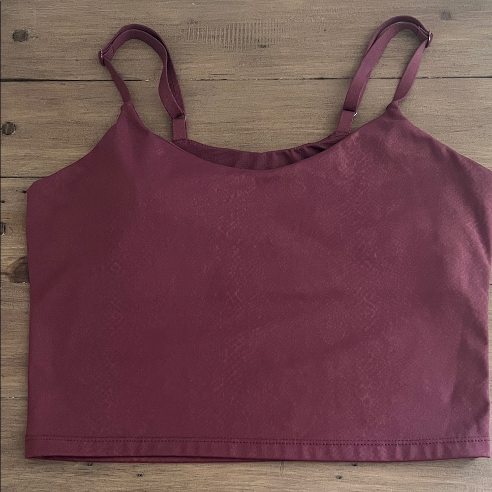 Tavi Burgundy Satin Cowl Neck Camisole